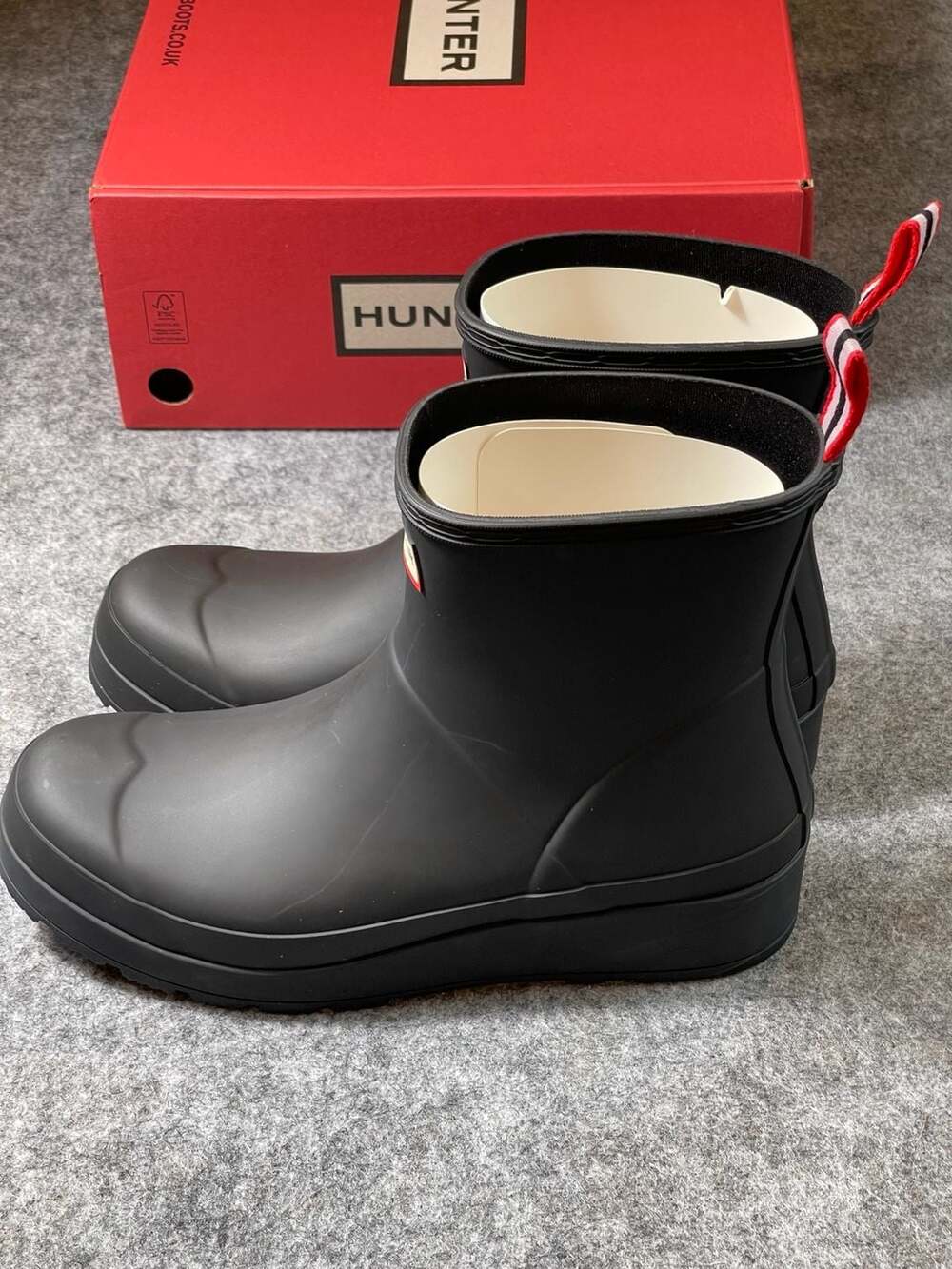Hunter Play Short Boot Size 9 Black Rain Boots - Picture 5 of 8